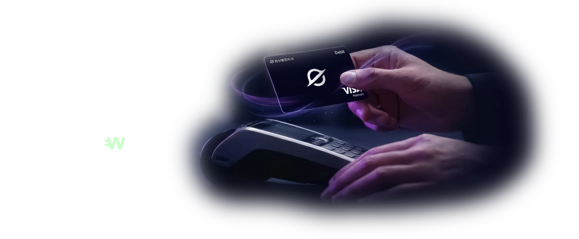 Pay everywhere with EVEDEX × Wirex Card